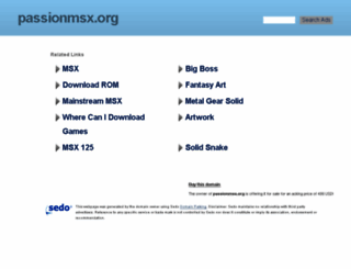 passionmsx.org screenshot