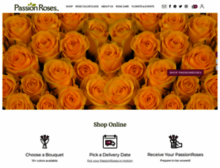 passionroses.com screenshot