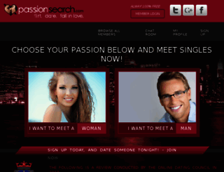 passionsearch.com screenshot
