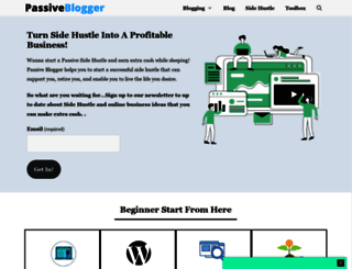 passiveblogger.com screenshot
