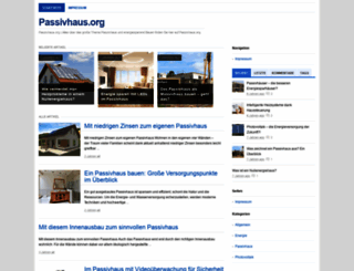 passivhaus.org screenshot