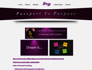 passport-to-purpose.com screenshot