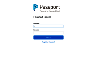 passport.assurexglobal.com screenshot