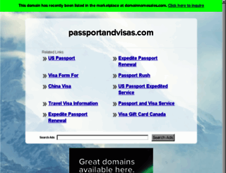 passportandvisas.com screenshot