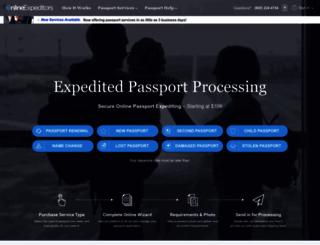 passportcenter.com screenshot