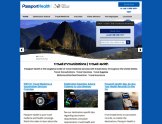 passporthealthusa.com screenshot