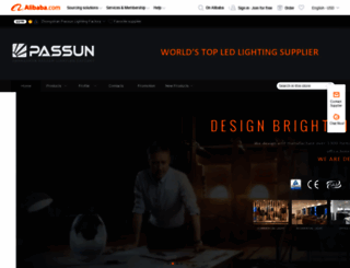 passunlight.en.alibaba.com screenshot