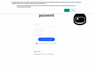 password-change.kubernautic.com screenshot