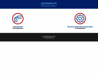 password.crossmark.com screenshot