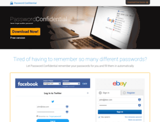 passwordconfidential.com screenshot