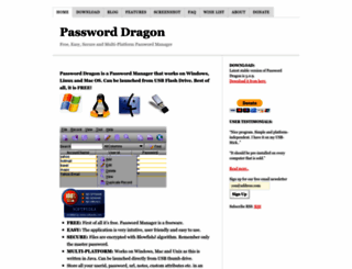passworddragon.com screenshot