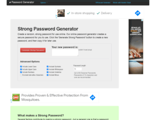 passwordgenerators.net screenshot