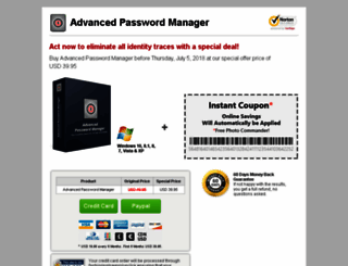 passwordmanager.safecart.store screenshot