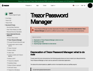passwords.mytrezor.com screenshot