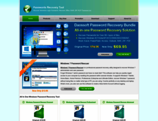 passwordsrecoverytool.com screenshot