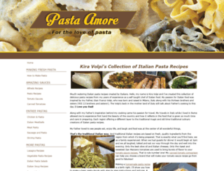 pasta-recipes-by-italians.com screenshot