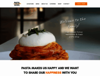 pastasisters.com screenshot