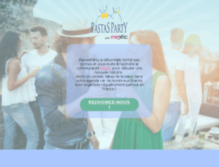 pastasparty.com screenshot