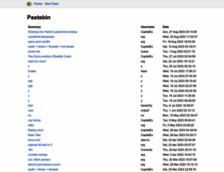 paste.factorcode.org screenshot