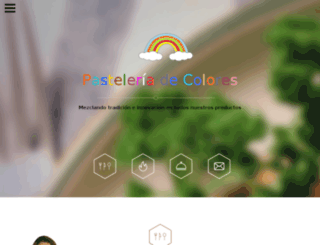 pasteleriadecolores.com screenshot