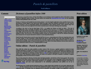 pastellists.com screenshot