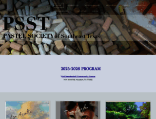 pastelsocietyofsoutheasttexas.org screenshot
