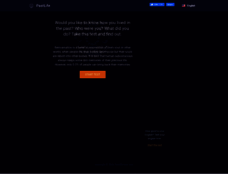 pastlife-test.com screenshot