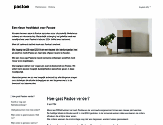 pastoe.com screenshot