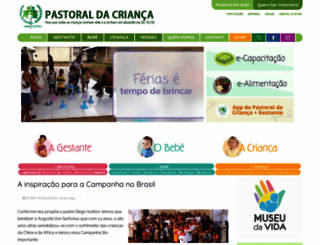 pastoraldacrianca.org.br screenshot