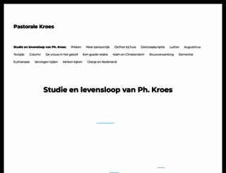 pastoralekroes.nl screenshot