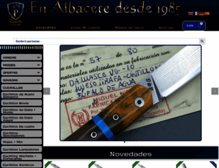 pastorcuchilleria.com screenshot