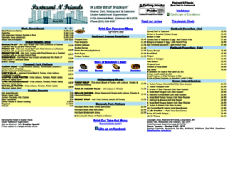pastraminfriends.com screenshot