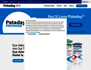 pataday.myalcon.com screenshot