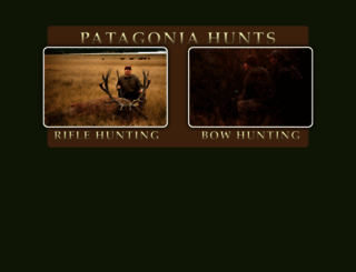 patagoniahunts.com screenshot