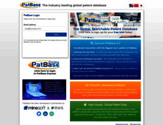patbase.com screenshot