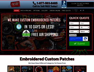 patches-on-sale.com screenshot