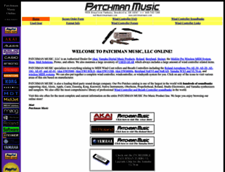 patchmanmusic.com screenshot