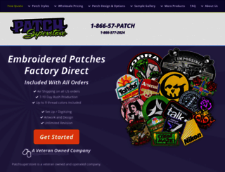 patchsuperstore.com screenshot