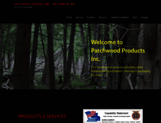 patchwoodproducts.com screenshot