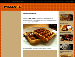 pateagaufre.com screenshot
