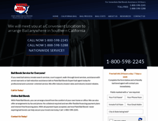 patelbailbonds.com screenshot