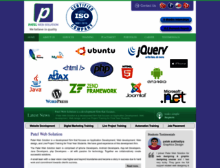patelwebsolution.com screenshot