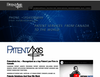 patentaxis.com screenshot