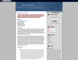 patentdecisions.blogspot.com screenshot