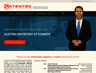 patentec.com.au screenshot