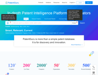 patentguru.com screenshot