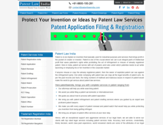 patentlawindia.com screenshot