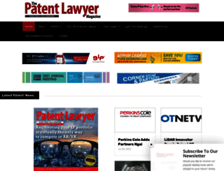 patentlawyermagazine.com screenshot