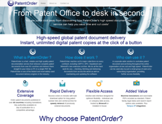 patentorder.com screenshot