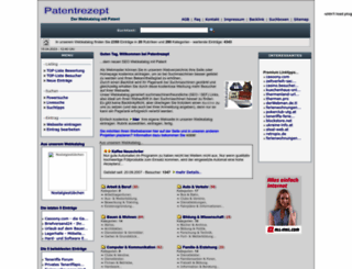 patentrezept.at screenshot
